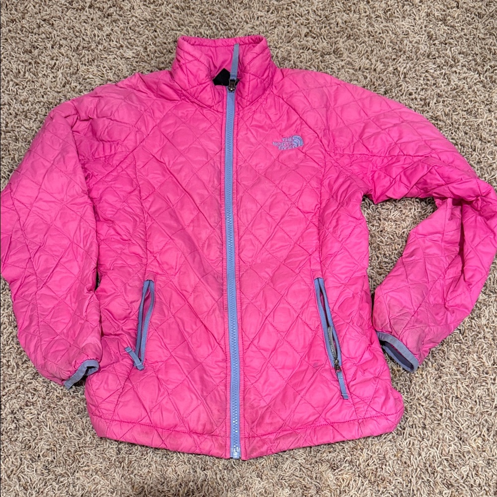 The North Face Kids Fuchsia Puffer Jacket